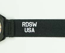Load image into Gallery viewer, Guidance Is Internal - Black/White Elastic Watch Band
