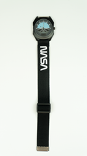 Load image into Gallery viewer, NASA &#39;Worm&#39; - Black/White Elastic Watch Band
