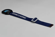 Load image into Gallery viewer, Guidance Is Internal - Navy/White Elastic Watch Band
