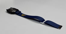 Load image into Gallery viewer, Guidance Is Internal - Navy/Yellow Elastic Watch Band
