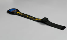 Load image into Gallery viewer, Pull To Eject - Olive Drab/Yellow Elastic Watch Band
