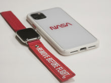 Load image into Gallery viewer, &quot;Remove Before Flight&quot; Red/White - Apple Watch Band
